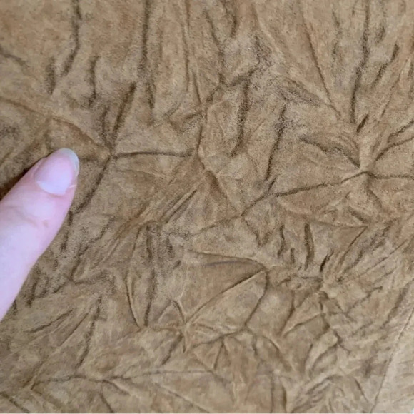 Danier  Suede Textured Leather Retro Pants Boho Hippie 6 - Picture 10 of 15